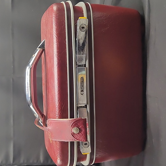 Samsonite Bags Vintage Brown Leather Samsonite Cosmetics Travel